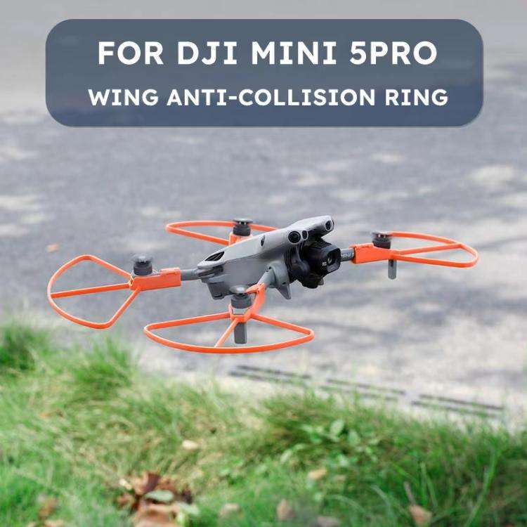 For DJI Mini 5 Pro Propeller Guards Anti-Collision Protective Bumper Ring Gray
