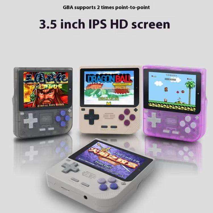 POWKIDDY V10 Retro Handheld Game Console 3.5-inch IPS OCA Full Fit, Quad-Core Cortex-A35 1.5GHz 6...