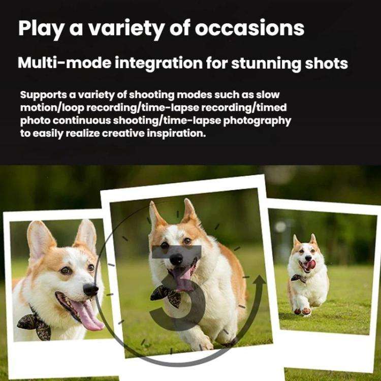 DC309X 6x Optical Zoom Digital Camera With 64MP & 5K Video 2.8-Inch Touch Screen, Front/Rear Dual...