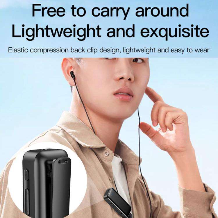 Lavalier Wireless Bluetooth 5.4 Receiver Transmitter 2 In 1 AUX Car Audio Adapter