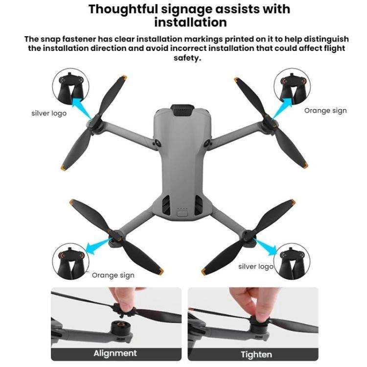 4pairs For DJI Mini 5 Pro BRDRC Drones Replacement Propellers