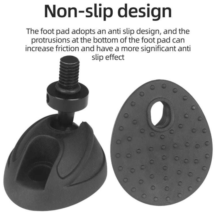 BEXIN GSF60 3pcs Tripod Non-slip Foot Pad SLR Camera Universal 3/8 inch Screw Monopod Base