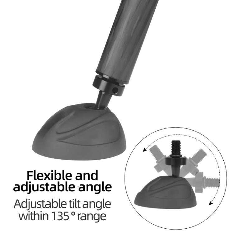 BEXIN GSF60 3pcs Tripod Non-slip Foot Pad SLR Camera Universal 3/8 inch Screw Monopod Base