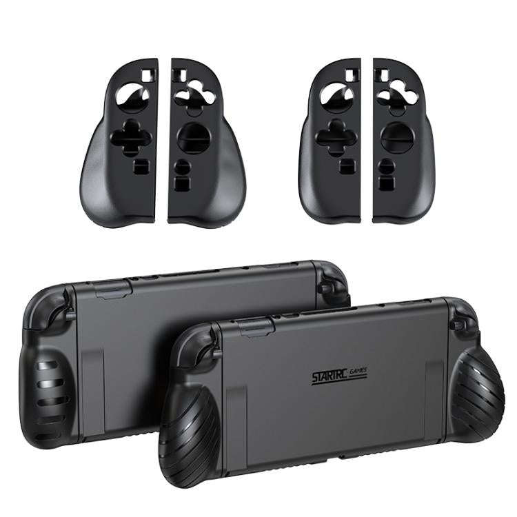 For Nintendo Switch 2 STARTRC GAMES Handheld Protective Case Split Dual Grip Case(Black)