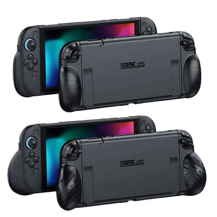 For Nintendo Switch 2 STARTRC GAMES Handheld Protective Case Split Dual Grip Case(Black)
