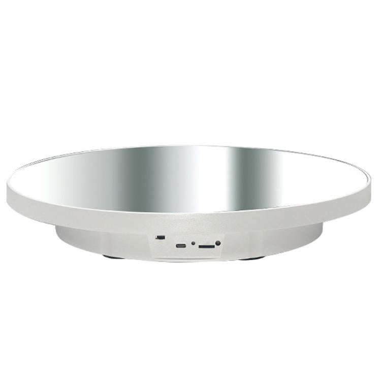 Multi-Purpose Mirror Electric Rotating Disc Battery / USB Powered Photography Live Display Stand,...
