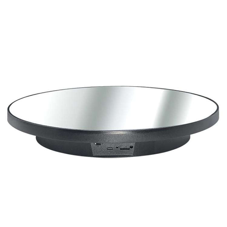 Multi-Purpose Mirror Electric Rotating Disc Battery / USB Powered Photography Live Display Stand,...