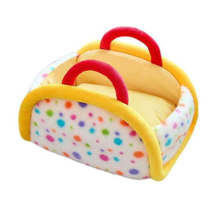 Winter Semi-Enclosed Warm Portable Cat Bed, Size: M