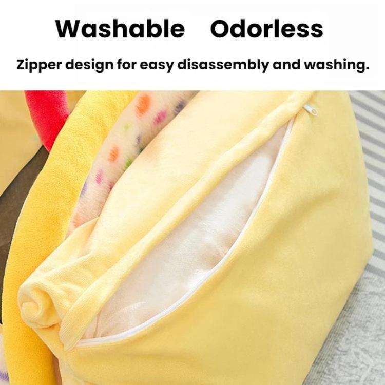 Winter Semi-Enclosed Warm Portable Cat Bed, Size: S