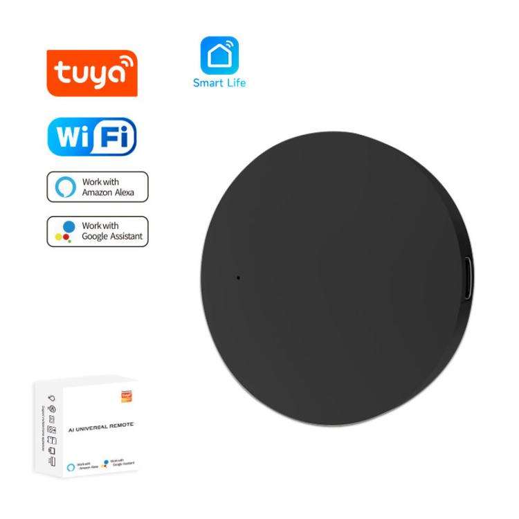 IR+RF Tuya Wifi Smart Home Universal Remote Control, Support Voice Control/Mobile Phone Remote Op...