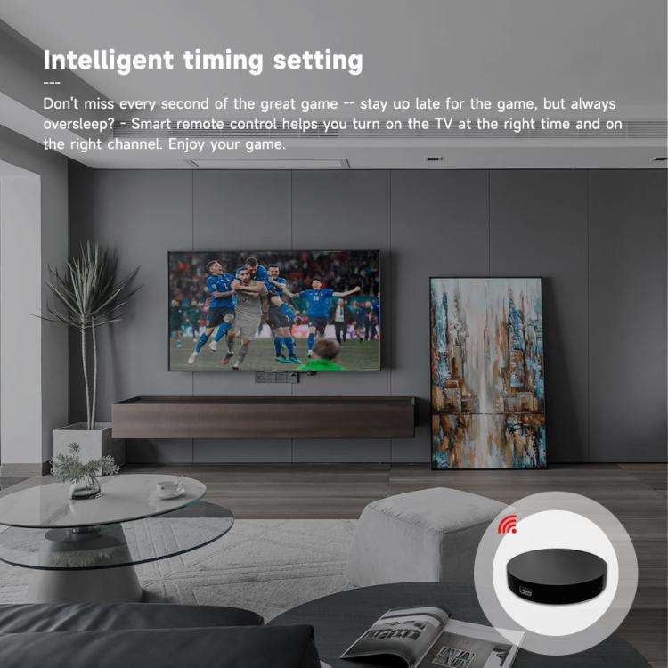 IR Tuya Wifi Smart Home Universal Remote Control, Support Voice Control/Mobile Phone Remote Opera...