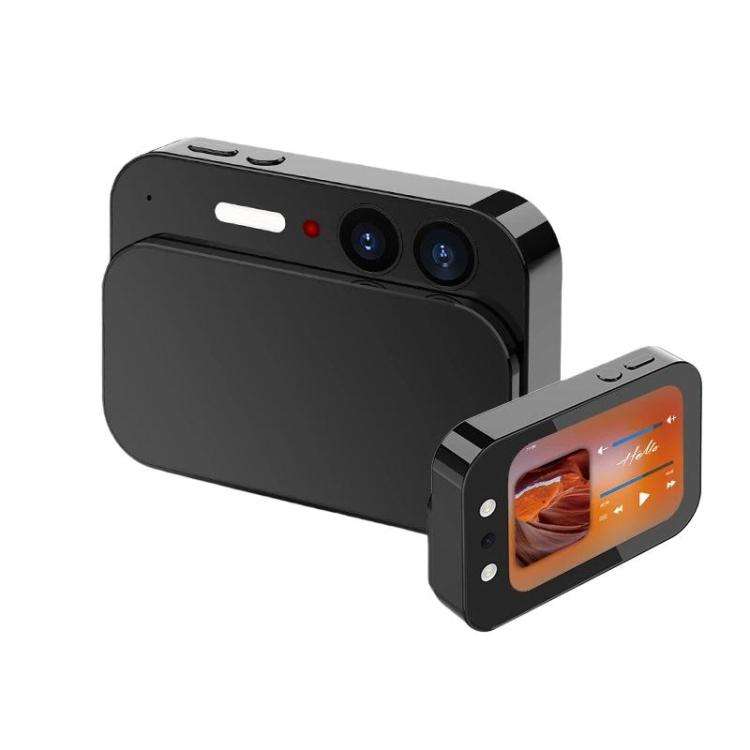 64MP CCD Digital Beauty Camera Sliding Touchscreen Music Player(Black)