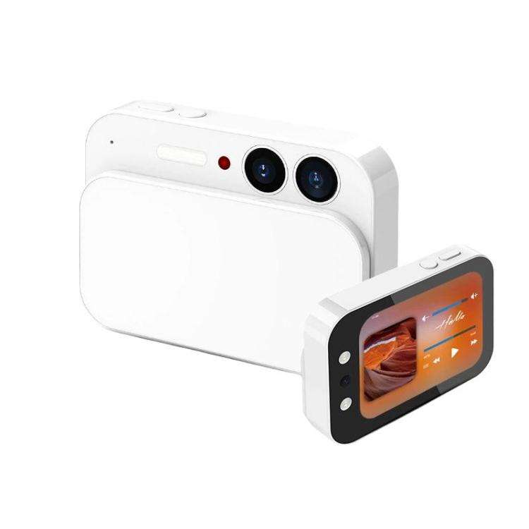 64MP CCD Digital Beauty Camera Sliding Touchscreen Music Player(White)