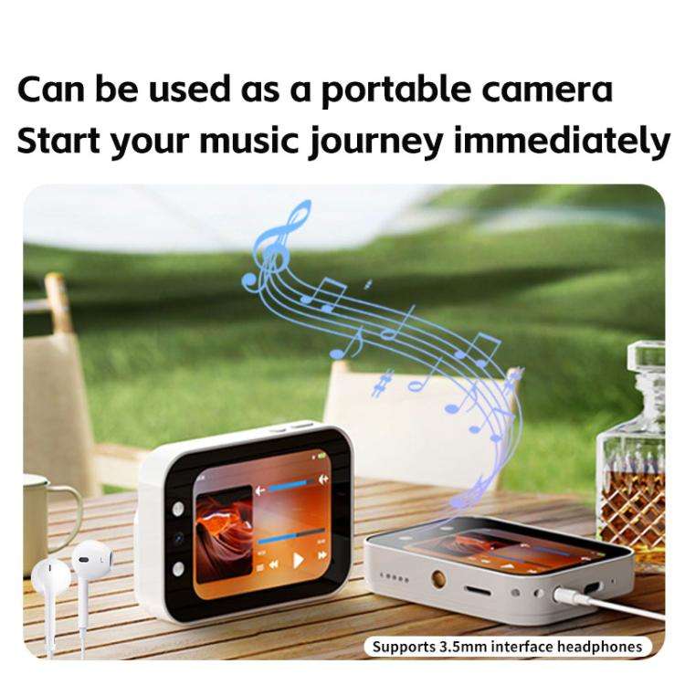 64MP CCD Digital Beauty Camera Sliding Touchscreen Music Player(Pink)