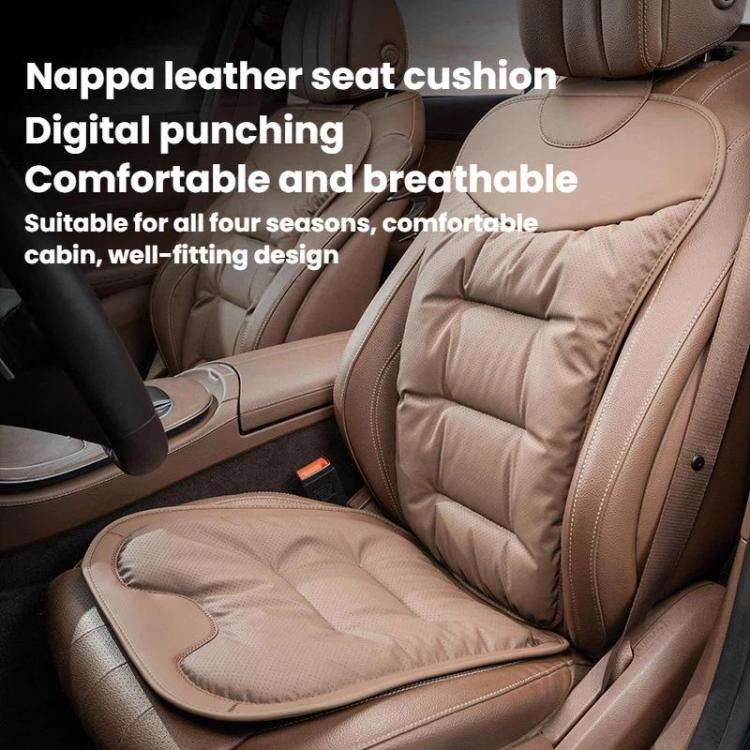 Car Seat Cushion Thickened Non-Slip Front Rear Seat Cushions, Spec: 7pcs Seat Cushion Brown