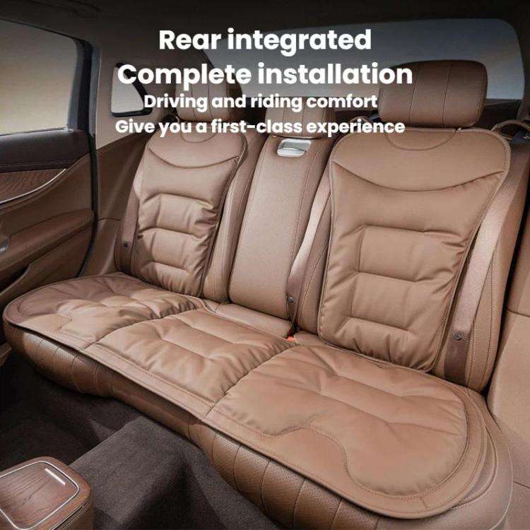 Car Seat Cushion Thickened Non-Slip Front Rear Seat Cushions, Spec: 7pcs Seat Cushion Black
