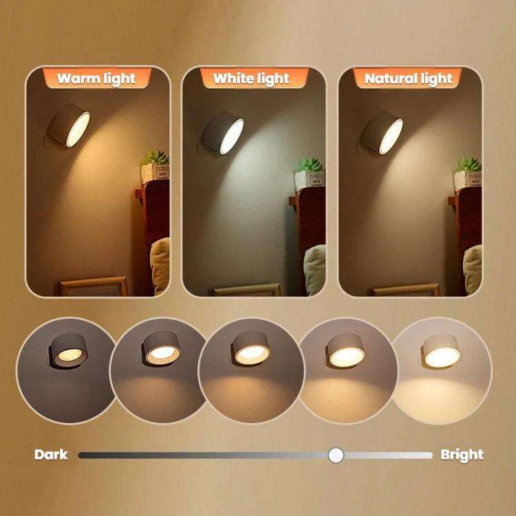 Human Body Sensor Version Magnetic 360-degree Rotating Rechargeable Wall Light Night Light for Ca...