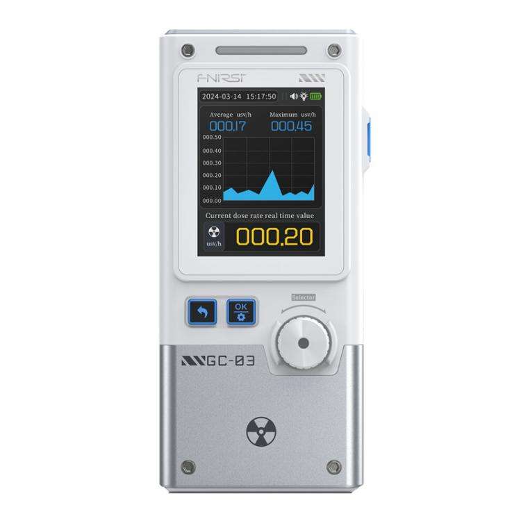 FNIRSI GC-03 3 In 1Electromagnetic Nuclear Radiation Detector For Seafood Environmental Use(White)