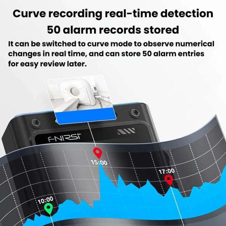 FNIRSI GC-03 3 In 1Electromagnetic Nuclear Radiation Detector For Seafood Environmental Use(Black)