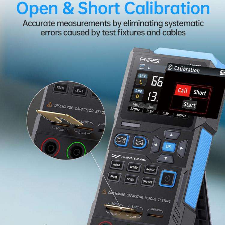 FNIRSI LC1020E Handheld Digital Bridge Tester Capacitance Resistance Inductance Tester