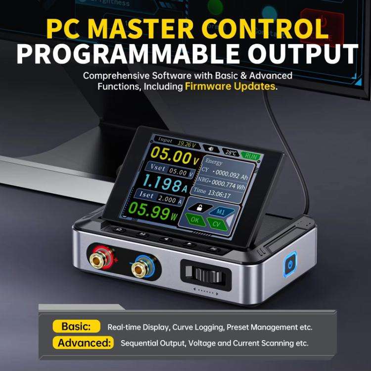 FNIRSI DPS-150 CNC DC Adjustable Regulated Power Supply High-Power Portable Power Supply Upper Co...