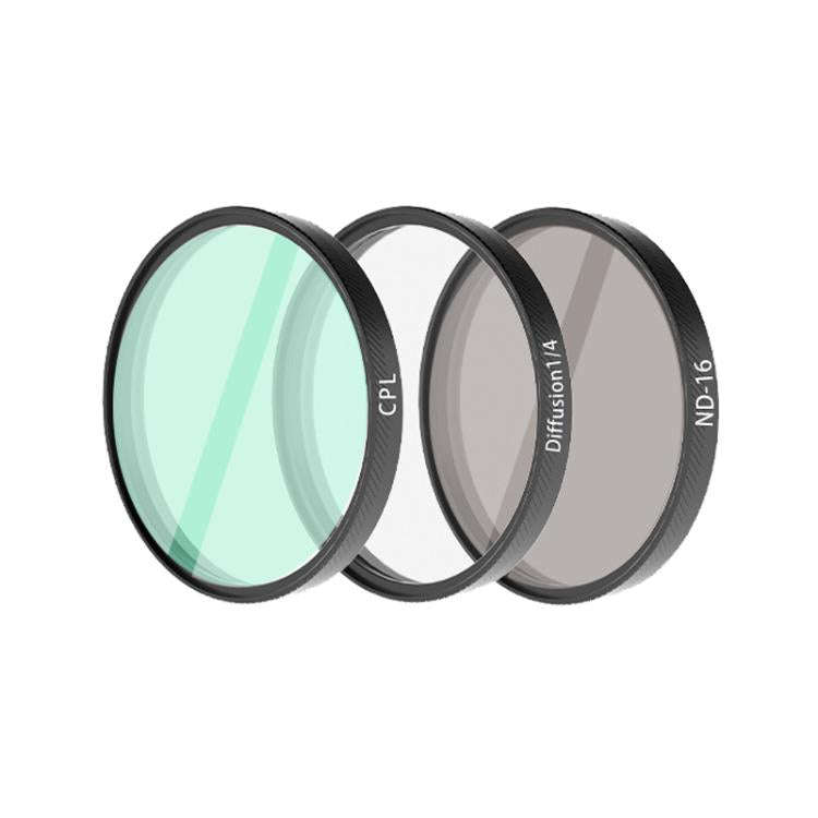 For DJI Osmo Action 6 Camera Lens Filter CPL+ND16+Diffusion1/4