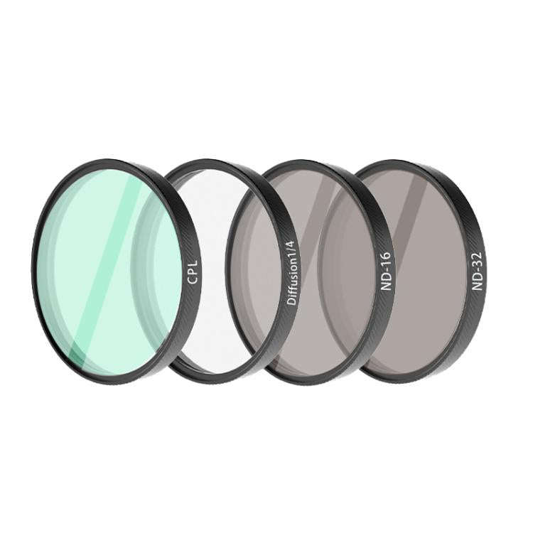 For DJI Osmo Action 6 Camera Lens Filter CPL+ND16+ND32+Diffusion1/4