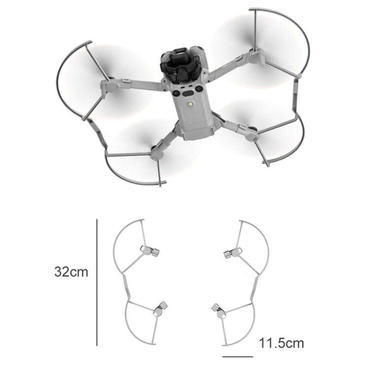 For DJI Mini 5 Pro BRDRC Propeller Bumper Guard Bracket(Gray)