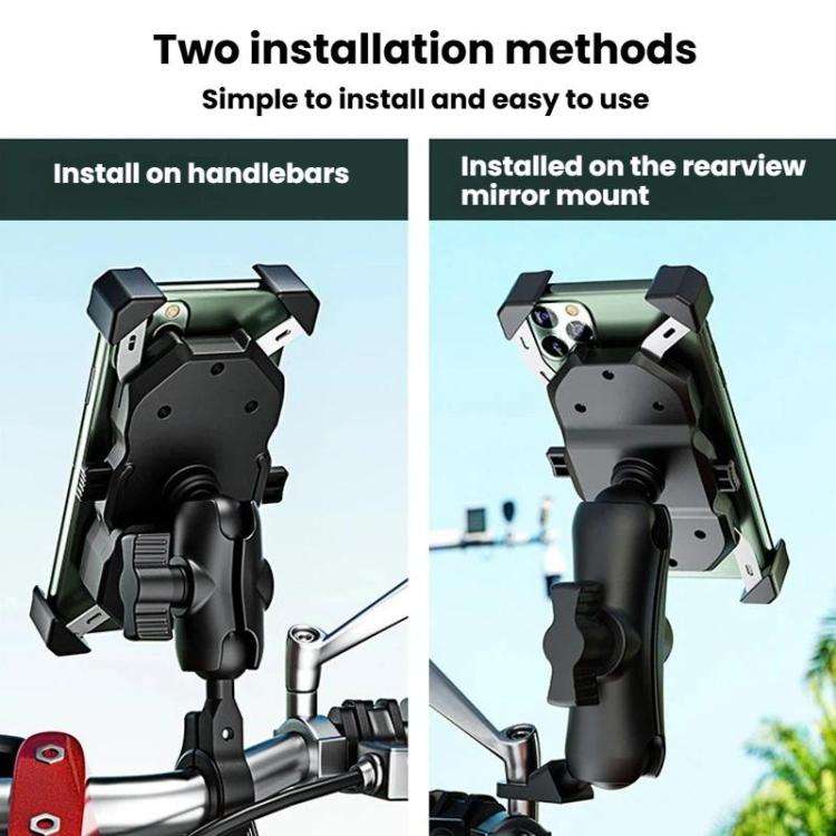 Kewig M11-C1 Motorcycle Elevated Phone Holder Bicycle Navigation Phone Holder Base