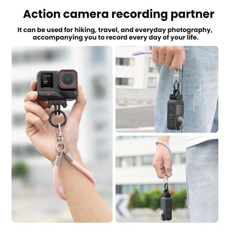 BRDRC Action Camera Anti-Loss Wrist Strap For DJI Osmo Pocket 3 / Insta360 X5(Blue)