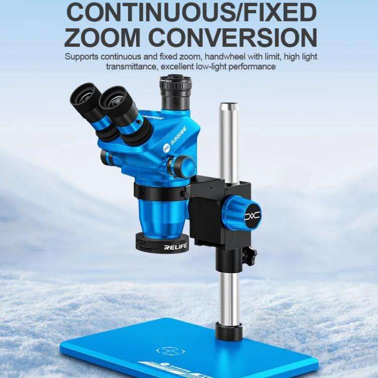 SUNSHINE 71 Ultra-B11 Cell Phone Repair Trinocular Microscope Staggered / Continuous Zoom HD Micr...