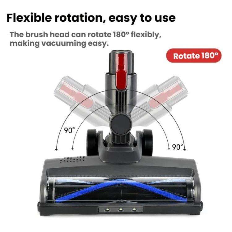 For Dyson V7 V8 V10 V11 V15 Floor Brush Attachment Motorized Cleaner Head With LED Light Bristle ...