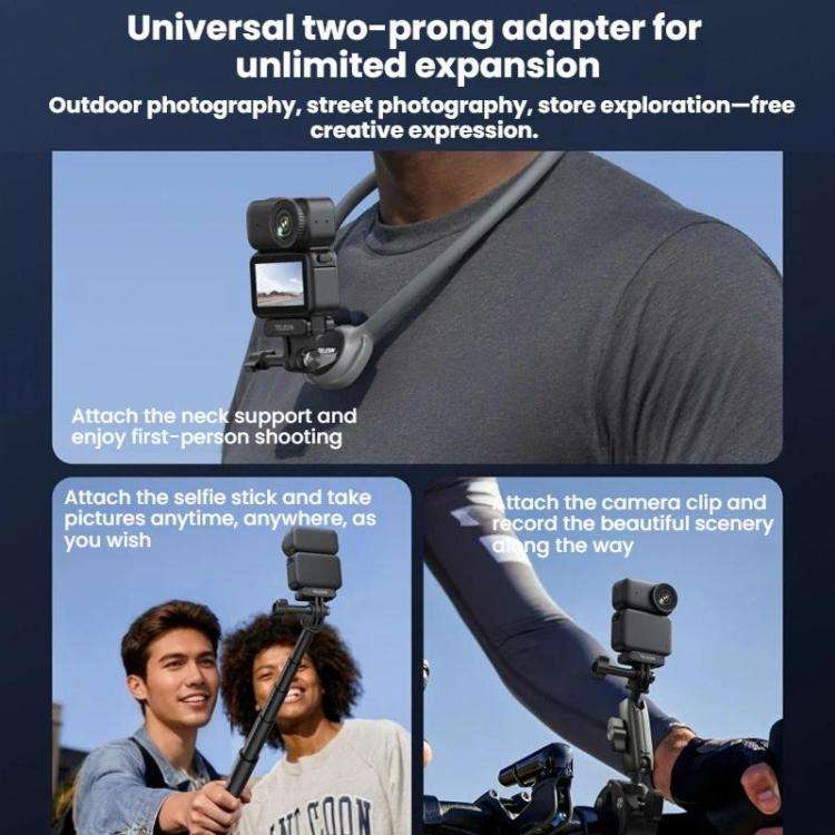 For DJI Osmo Nano TELESIN Magnetic Quick-Release Base(Basic)