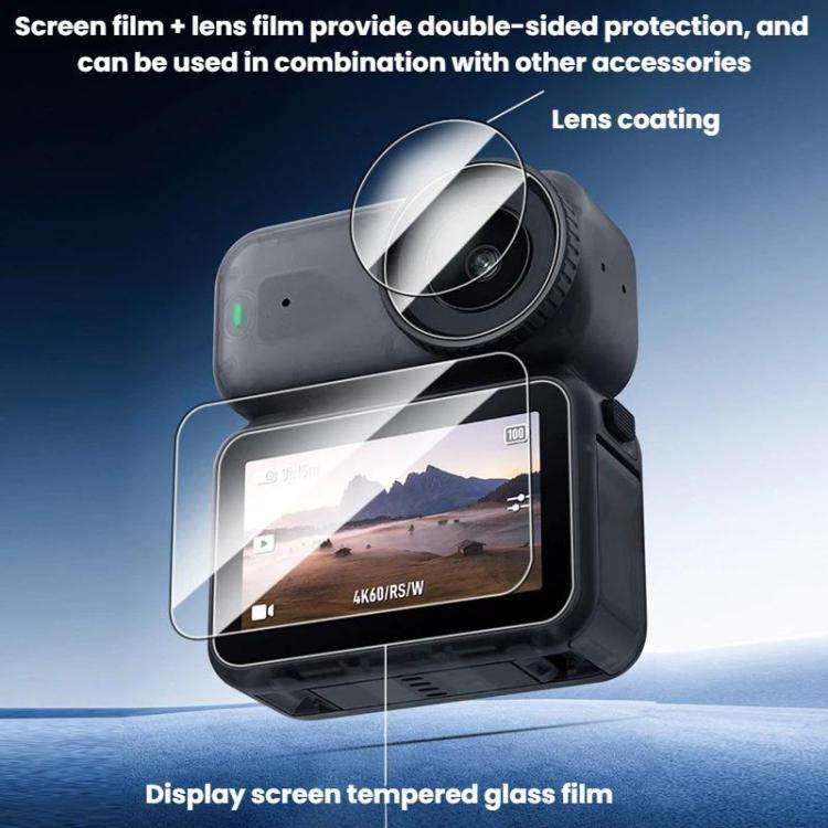 For DJI Osmo Nano CYNOVA HD Scratch-Resistant Tempered Glass Screen Protector(2sets)