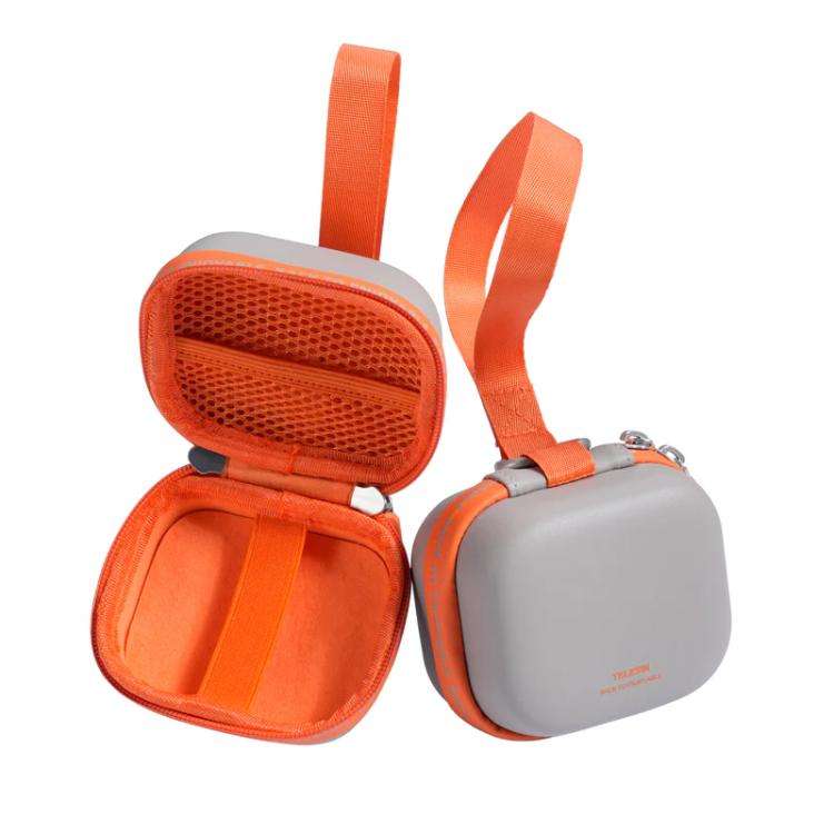 TELESIN DisAdv Mini Hard Shell Carrying Case For Action Cameras Universal Storage Bag With Wrist ...