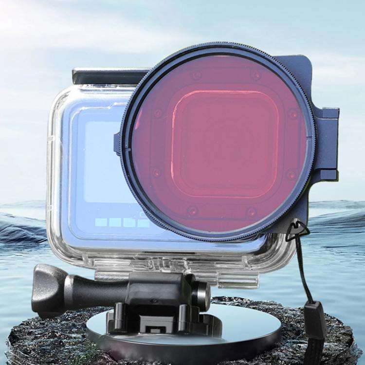 JSR 16X Macro Filter With Adapter Ring For GoPro HERO13/12/11/10/9/8 Black Action Camera