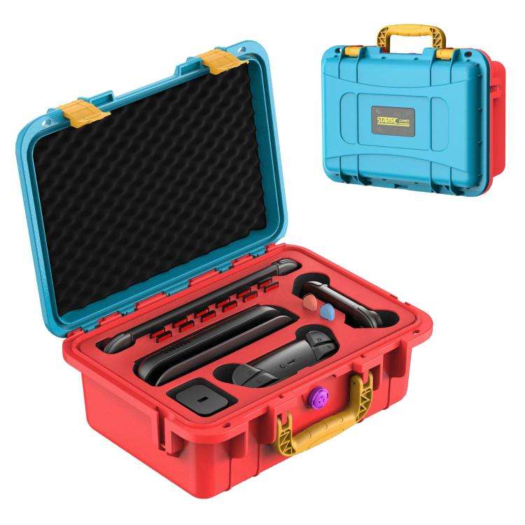 For Nintendo Switch 2 STARTRC GAMES Moisture and Mold Resistant Storage Case(Orange Blue)