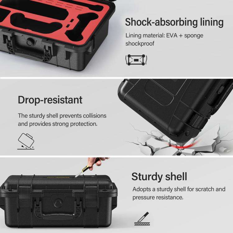 For Nintendo Switch 2 STARTRC GAMES Moisture and Mold Resistant Storage Case(Black)