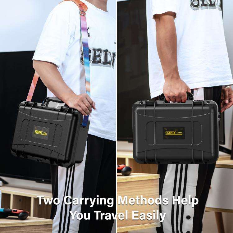 For Nintendo Switch 2 STARTRC GAMES Moisture and Mold Resistant Storage Case(Black White)