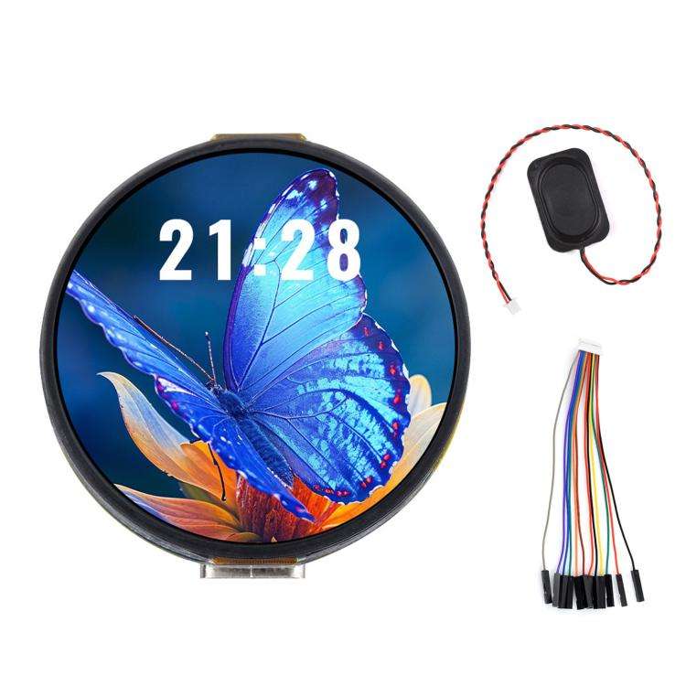 WAVESHARE ESP32-C6 1.32 Inch AMOLED Round Touch Display Development Board