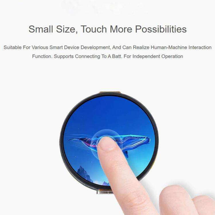 WAVESHARE ESP32-C6 1.32 Inch AMOLED Round Touch Display Development Board