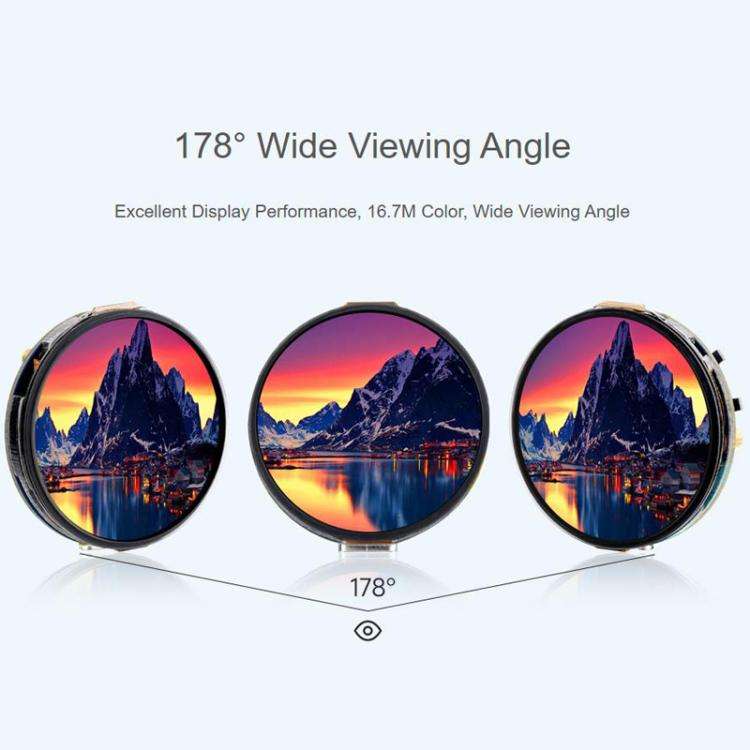 WAVESHARE ESP32-C6 1.32 Inch AMOLED Round Touch Display Development Board