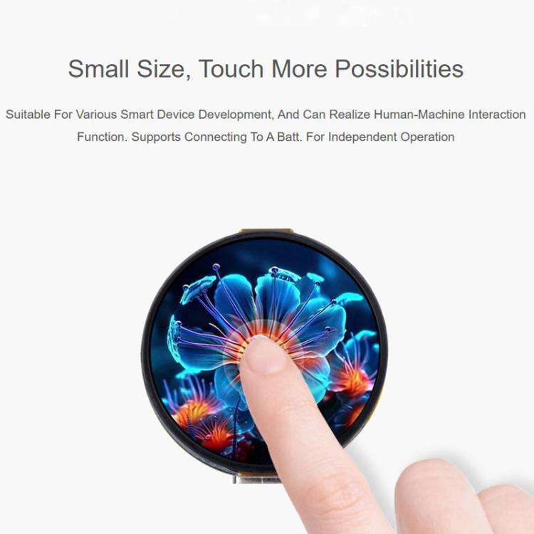 WAVESHARE ESP32-S3 1.32 Inch AMOLED Round Touch Display Development Board