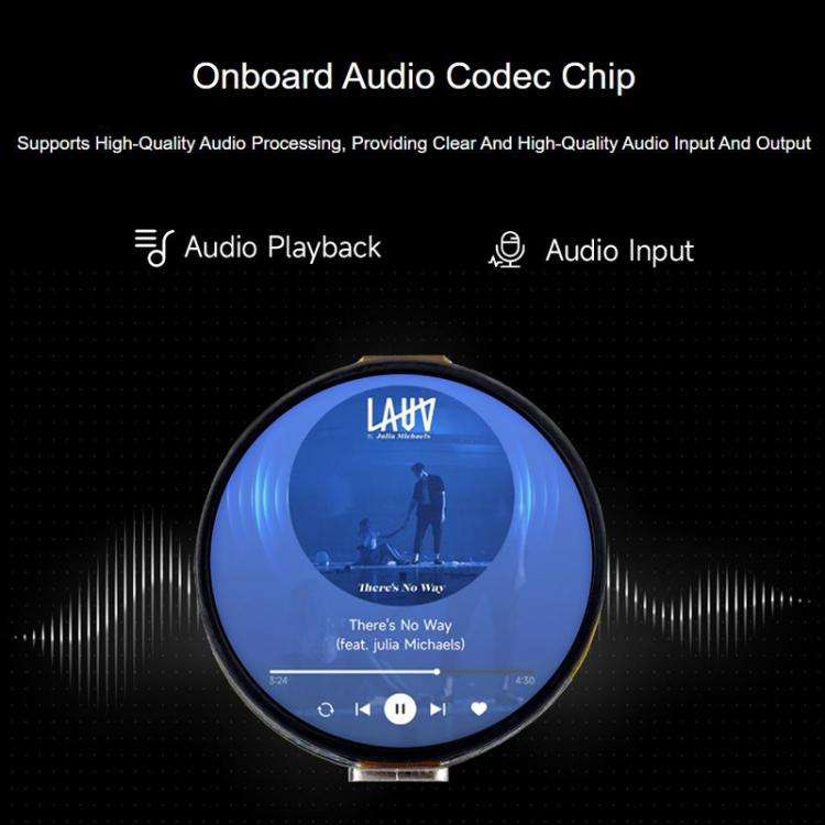 WAVESHARE ESP32-S3 1.32 Inch AMOLED Round Touch Display Development Board