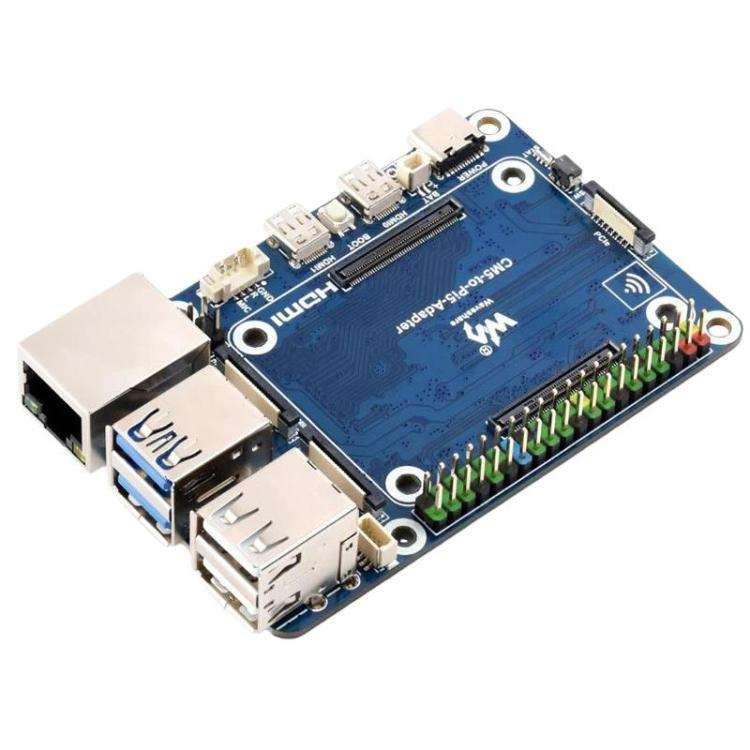 WAVESHARE CM5-To-Pi5-Adapter For Raspberry Pi 5 CM5 To Pi 5 Adapter Board Supports Connecting To ...