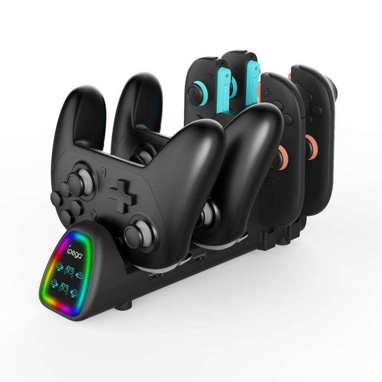 ipega 10-in-1 Charging Dock for Nintendo Switch 2 / Switch Joy-Con & Switch 2 Pro Controllers