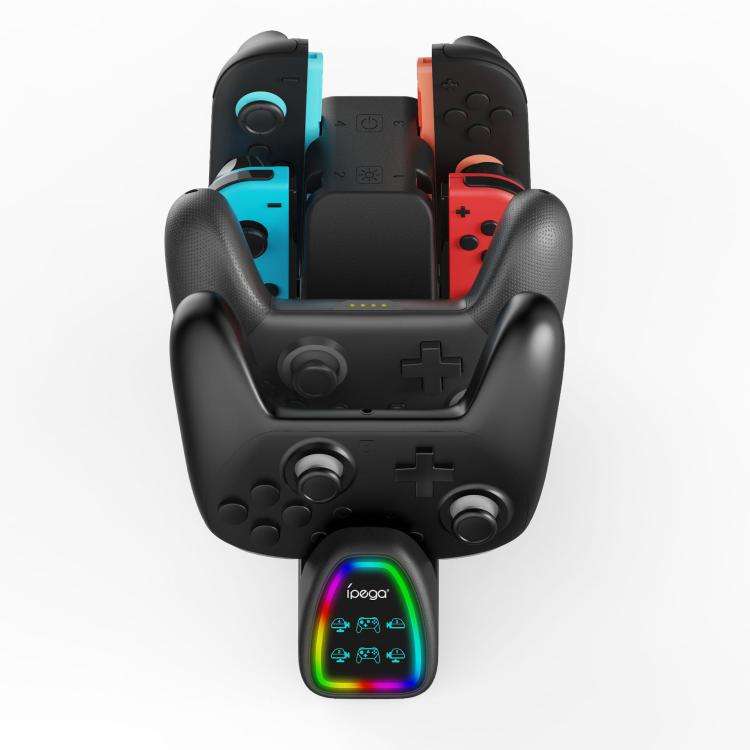 ipega 10-in-1 Charging Dock for Nintendo Switch 2 / Switch Joy-Con & Switch 2 Pro Controllers