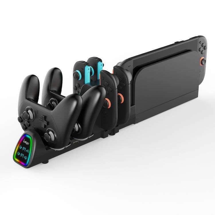ipega 10-in-1 Charging Dock for Nintendo Switch 2 / Switch Joy-Con & Switch 2 Pro Controllers USB...