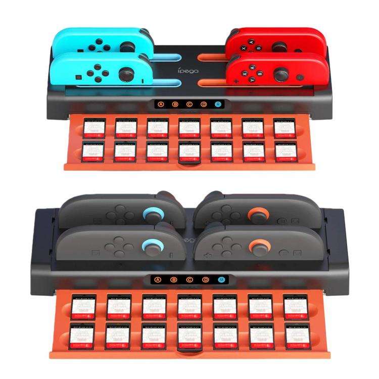 For Nintendo Switch 2 / Switch Joy-Con Ipega Charging Dock Game Card Holder