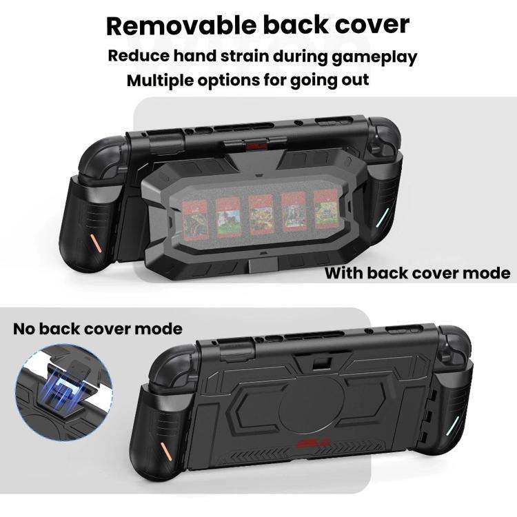 For Nintendo Switch 2 STARTRC GAMES Mech Protective Case Machine Removable Game Card Storage Back...